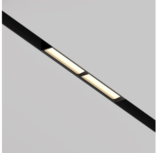 Γραμμικό Φωτιστικό Μαγνητικής Ράγας Exility LED 18W Μαύρο Parete TR106-2-12W3K-B Maytoni TR106-2-12W3K-B