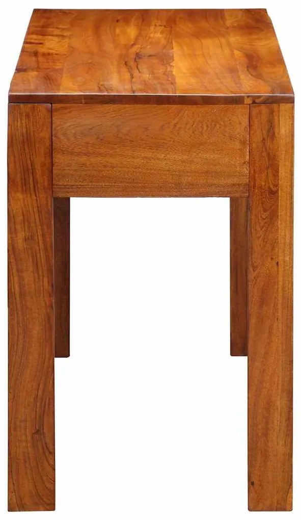 vidaXL Γραφείο με συρτάρι Καφέ 100 x 50 x 75 cm Μασίφ ξύλο ακακίας