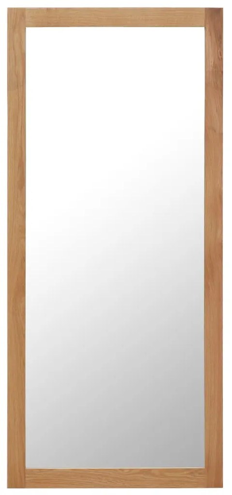 vidaXL Καθρέπτης 50 x 140 εκ. από Μασίφ Ξύλο Δρυός