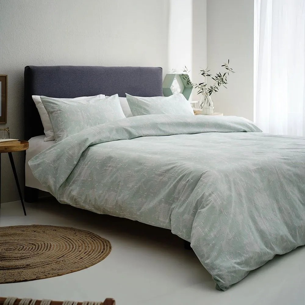 Σεντόνια Nefeli-2 (Σετ 4τμχ) Green Vesta Home Queen Size 240x260cm 100% Βαμβάκι