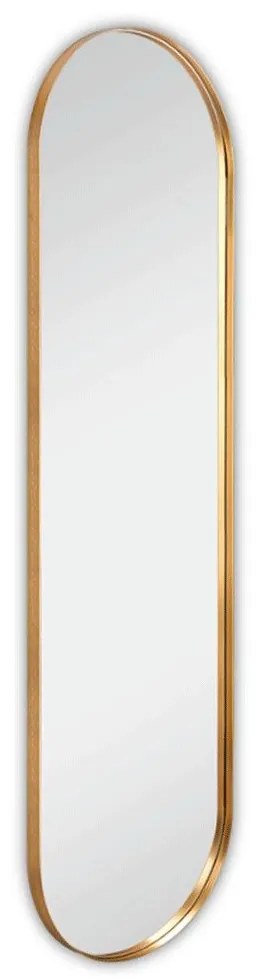 Καθρέπτης Τοίχου Britta 1430579 40x150cm Gold Mirrors &amp; More Μέταλλο,Γυαλί