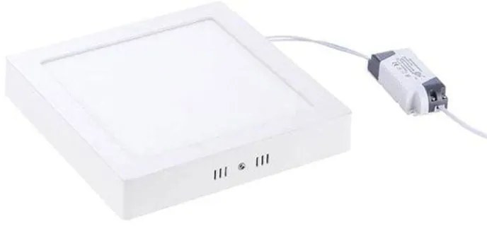 LED φωτιστικό οροφής λευκό φως 18W - LED PANEL SQUARE 220V WHITE