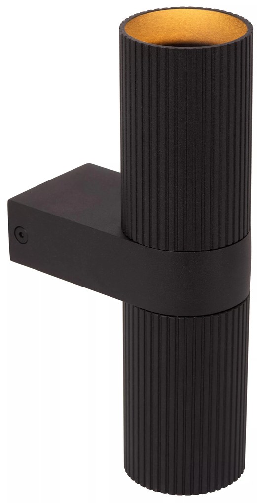 Φωτιστικό Επίτοιχο Lucide 09239-02-30 CLUBS Μαύρο Ματ (Black Mat)