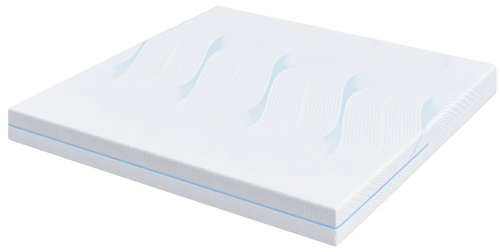 vidaXL Στρώματα Λευκό 180 x 200 cm 100% ύφασμα πολυεστέρα με τζακάρ