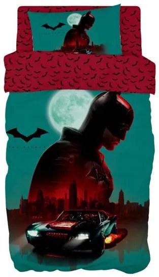 Beauty Home Σετ σεντόνια μονά Art 6185 The Batman 165x250 Εμπριμέ