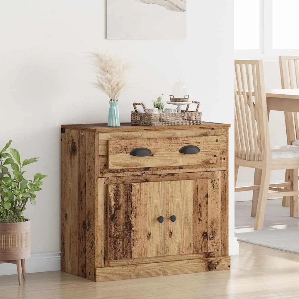 Highboard Παλιό Ξύλο 70 x 35,5 x 67,5 εκ. Επεξεργασμένο ξύλο