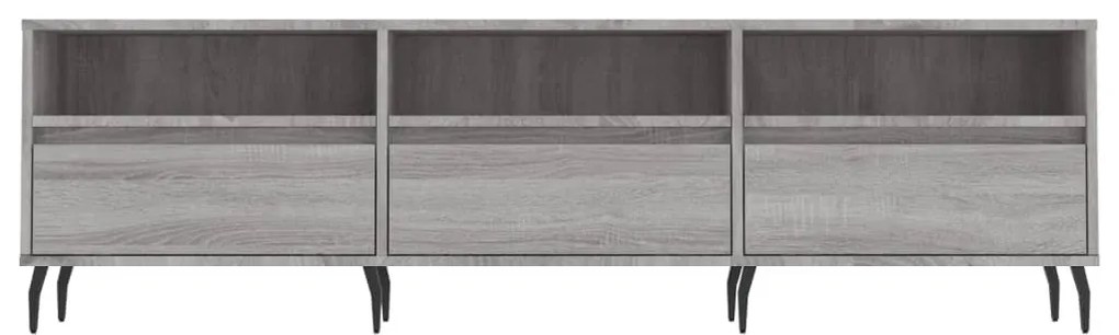 vidaXL Έπιπλο Τηλεόρασης Γκρι Sonoma 150x30x44,5 εκ. από Επεξεργ. Ξύλο