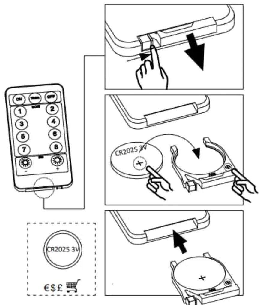 vidaXL Λαμπάκια σε Σχήμα Αστέρι & Φεγγάρι Πολύχρωμα Χειριστ. 138 LED