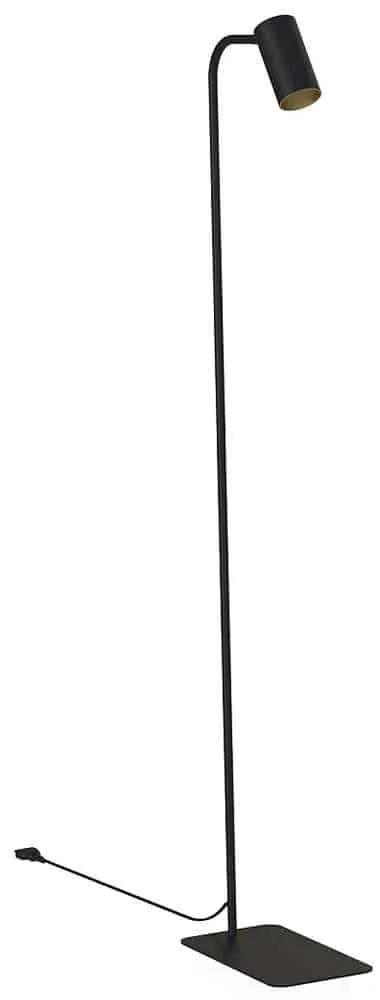 Φωτιστικό Δαπέδου Mono 7717 1xGU10 10W 120cm Black-Gold Nowodvorski Μέταλλο,Πλαστικό