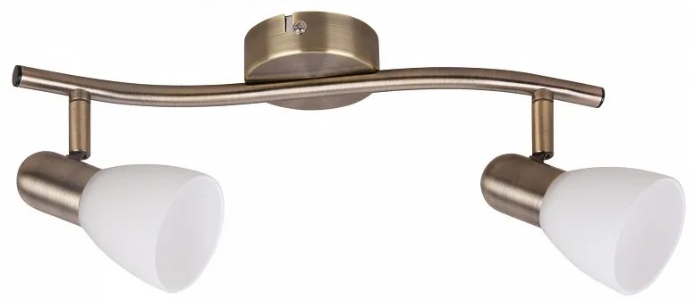 Rabalux Soma Σποτ Διπλό Μήκους 35cm Μπρονζέ 6307