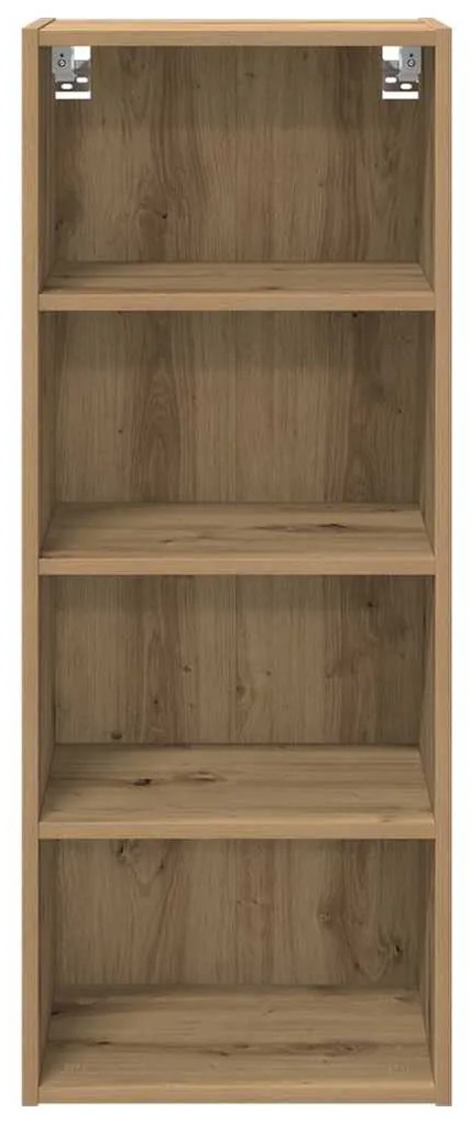 vidaXL Κρεμαστό ντουλάπι με αποθήκευση Artisan Oak 40 x 29,5 x 100 εκ.