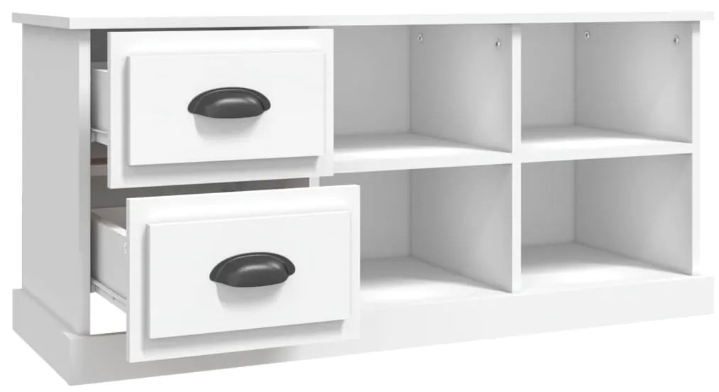 vidaXL Έπιπλο Τηλεόρασης Λευκό 102x35,5x47,5 εκ. Επεξεργασμένο Ξύλο