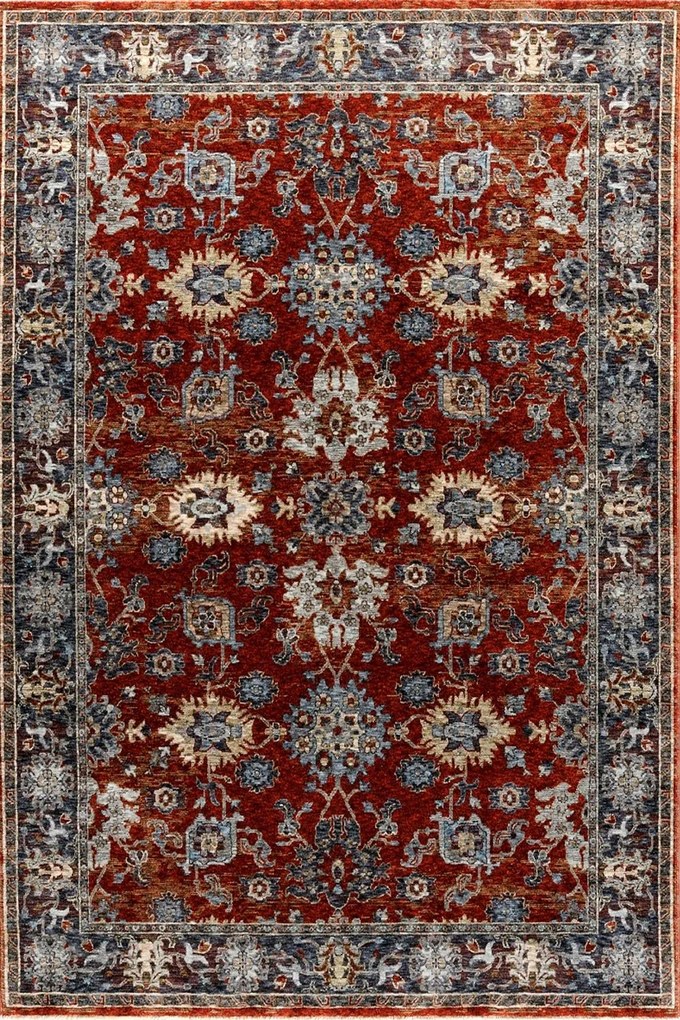 Χαλί Paloma 00052-118 Red-Blue Merinos 200X290cm