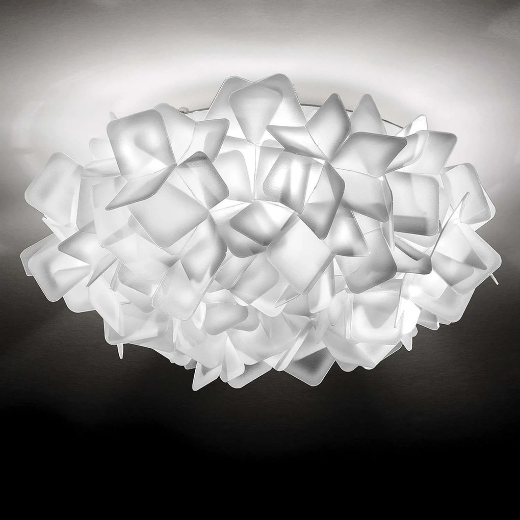 Φωτιστικό Οροφής-Πλαφονιέρα Clizia Mini White Slamp Aluminium, Polypropylene