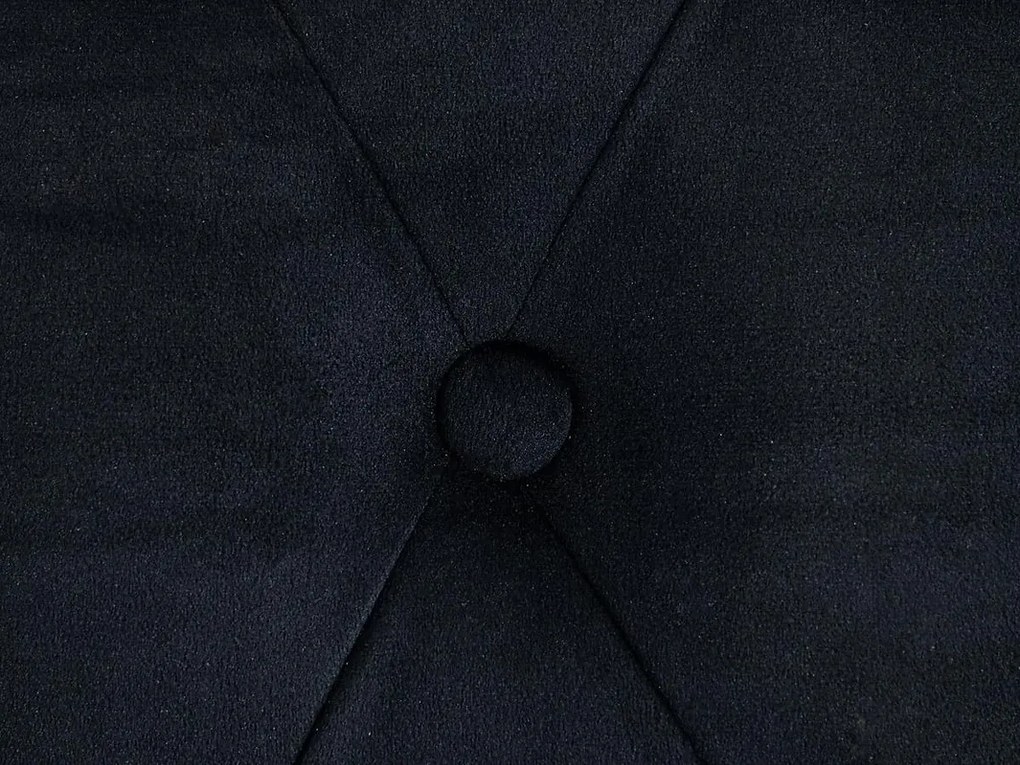 Ανάκλινδρο Augusta 157, Μαύρο, 93x73x165cm, Ταπισερί, Πόδια: Μεταλλικά | Epipla1.gr