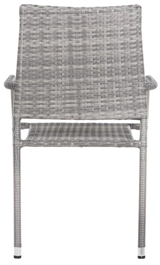 Καρέκλα - Πολυθρόνα MORNER C6074.02 Μεταλλική με Γκρί Rattan 55x58x87Υ εκ. 55x58x87 εκ.