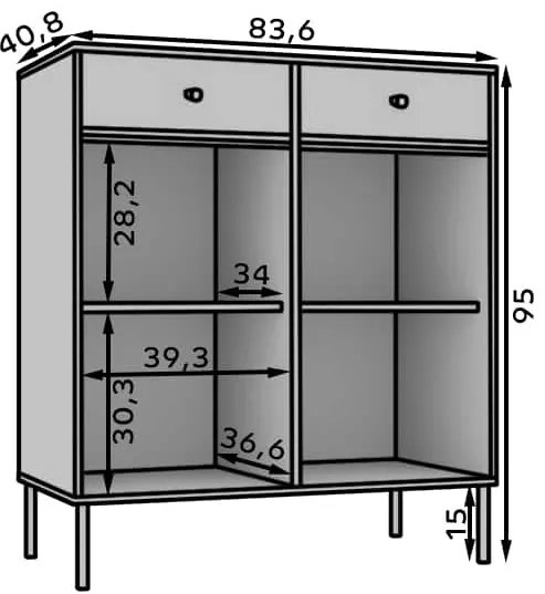 Μπουφές Code 2D2S-Mauro