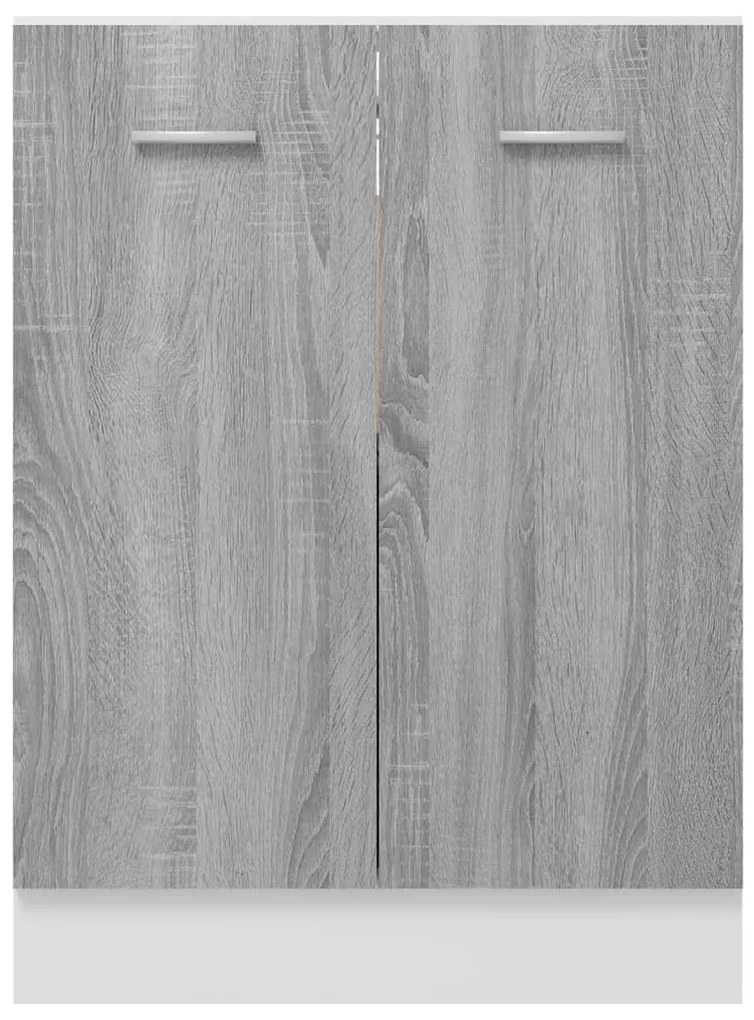 vidaXL Ντουλάπι "Lyon" Γκρι Sonoma 60x46x81,5 εκ. από Τεχνητό Ξύλο