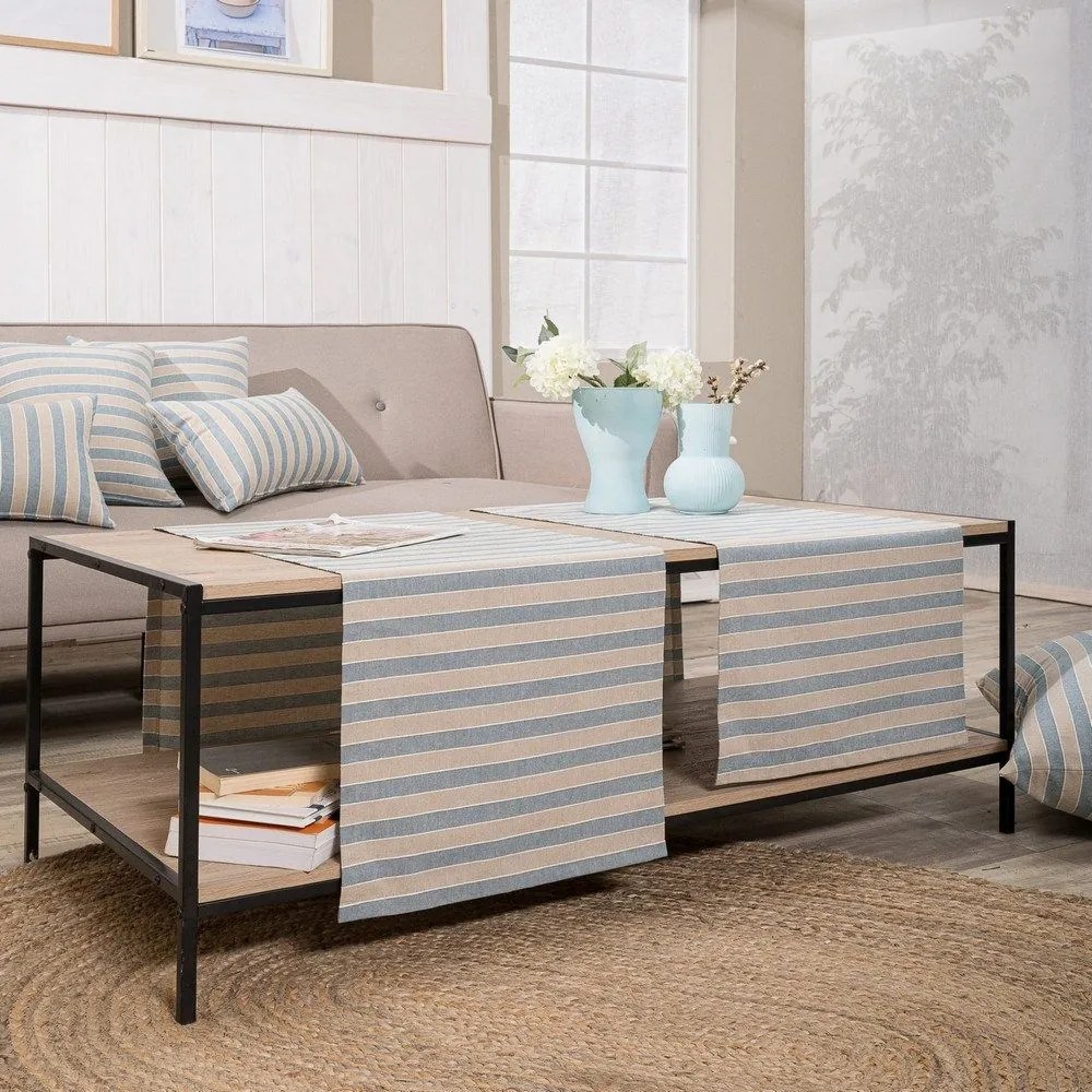 Τραβέρσα Prado 05 Blue Teoran 40x160 Cotton-Polyester