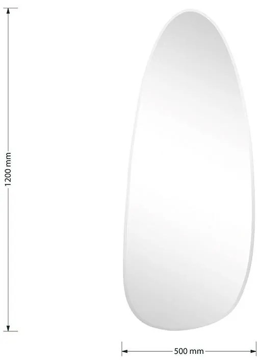 Καθρέπτης Ιrregular 3 50x1x120εκ 50x1x120 εκ.