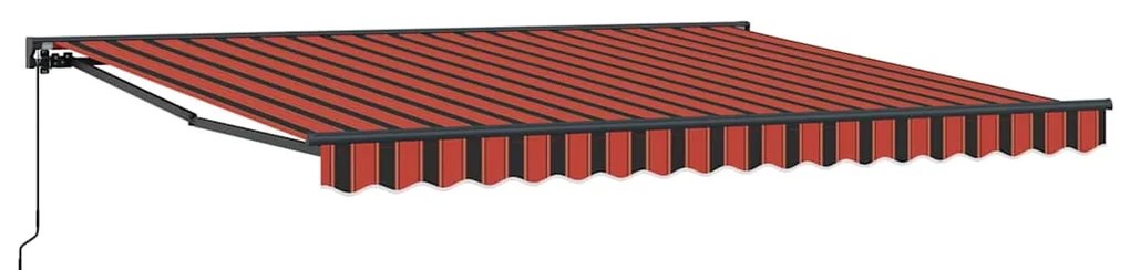 vidaXL Σκηνίτσα Αναδιπλούμενη Πορτοκαλί και Μαύρο 400 x 300 εκ