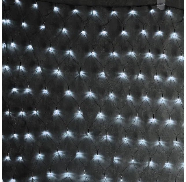 Λαμπάκια 240 LED Δίχτυ Ψυχρό Φως Επεκτεινόμενα IP44 200x150cm Πράσινο Καλώδιο X08240211 ACA-X08240211-Πράσινο X08240211