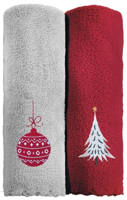 Σετ Χριστουγεννιάτικες Πετσέτες Christmas Towels Set 2 2x(35X50) - Saint Clair