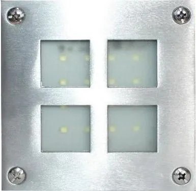 Απλίκα χωνευτή Cross 6000Κ