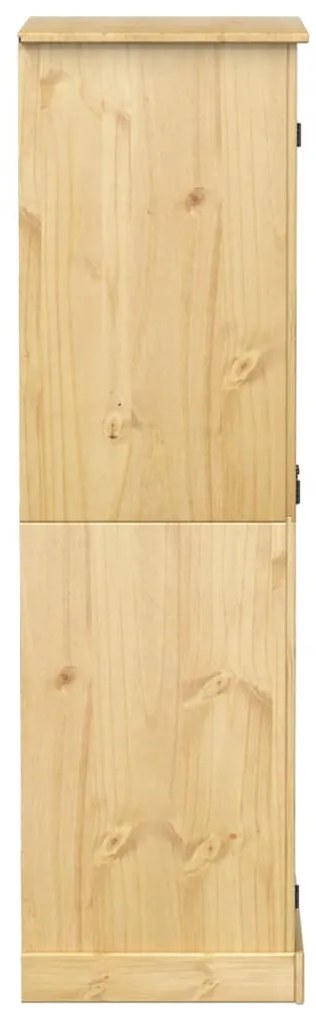 vidaXL Ντουλάπα Corona 76x50x170 εκ. από Μασίφ Ξύλο Πεύκου