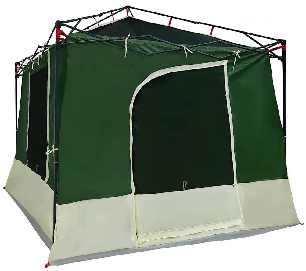 vidaXL Εσωτερική σκηνή με στέγη Πράσινο 290 x 288 x 234 εκ. ταφτάς