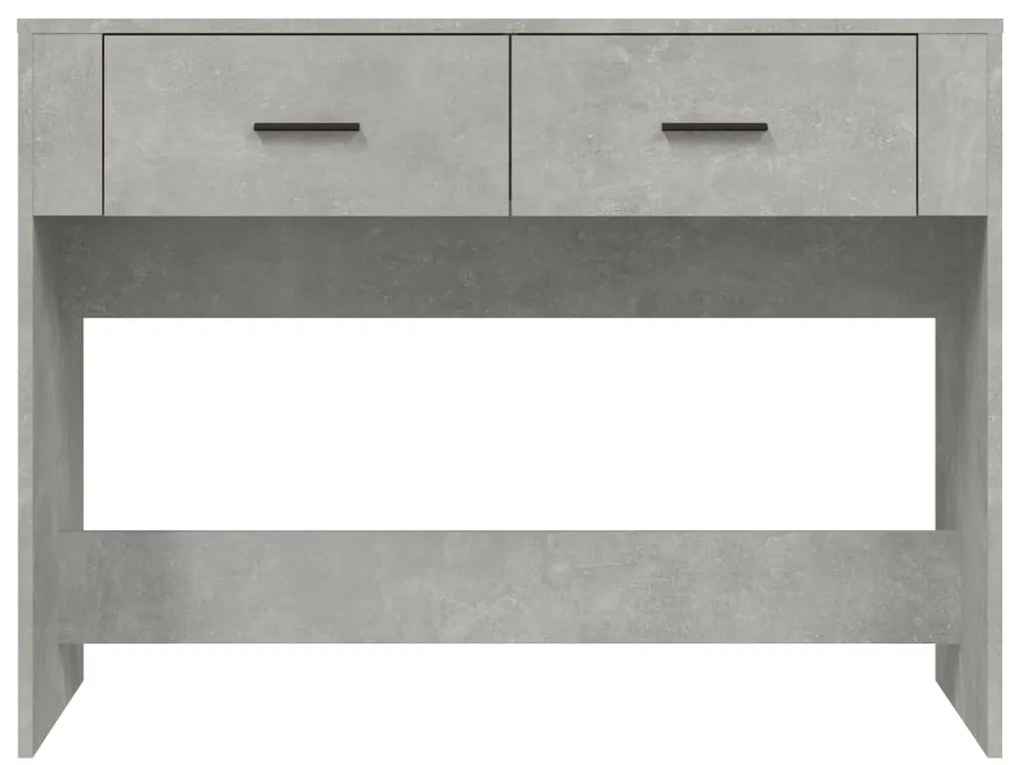 vidaXL Τραπεζάκι κονσόλα Γκρι Σκυρ. 100x39x75 εκ. Επεξεργασμένο Ξύλο