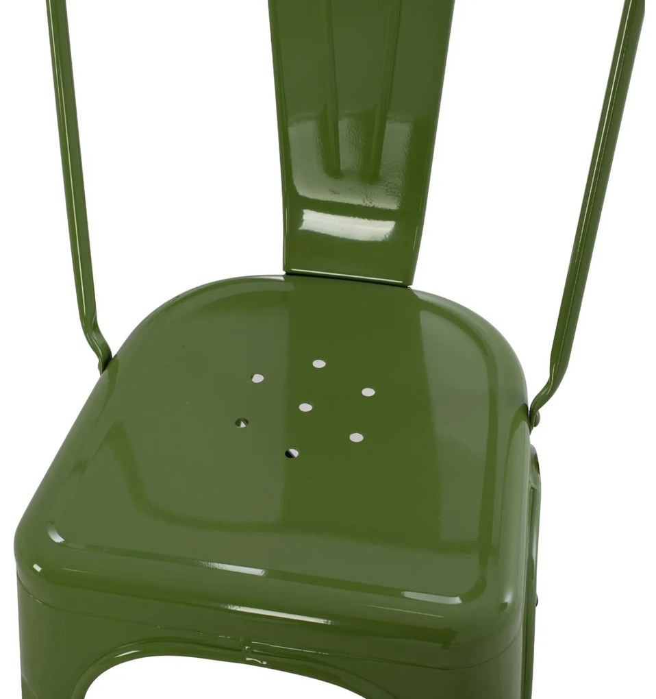 Καρέκλα Μεταλλική Melita-Pro Light Olive Green 44x47x84,5Υ εκ. 44x47x84.5 εκ.