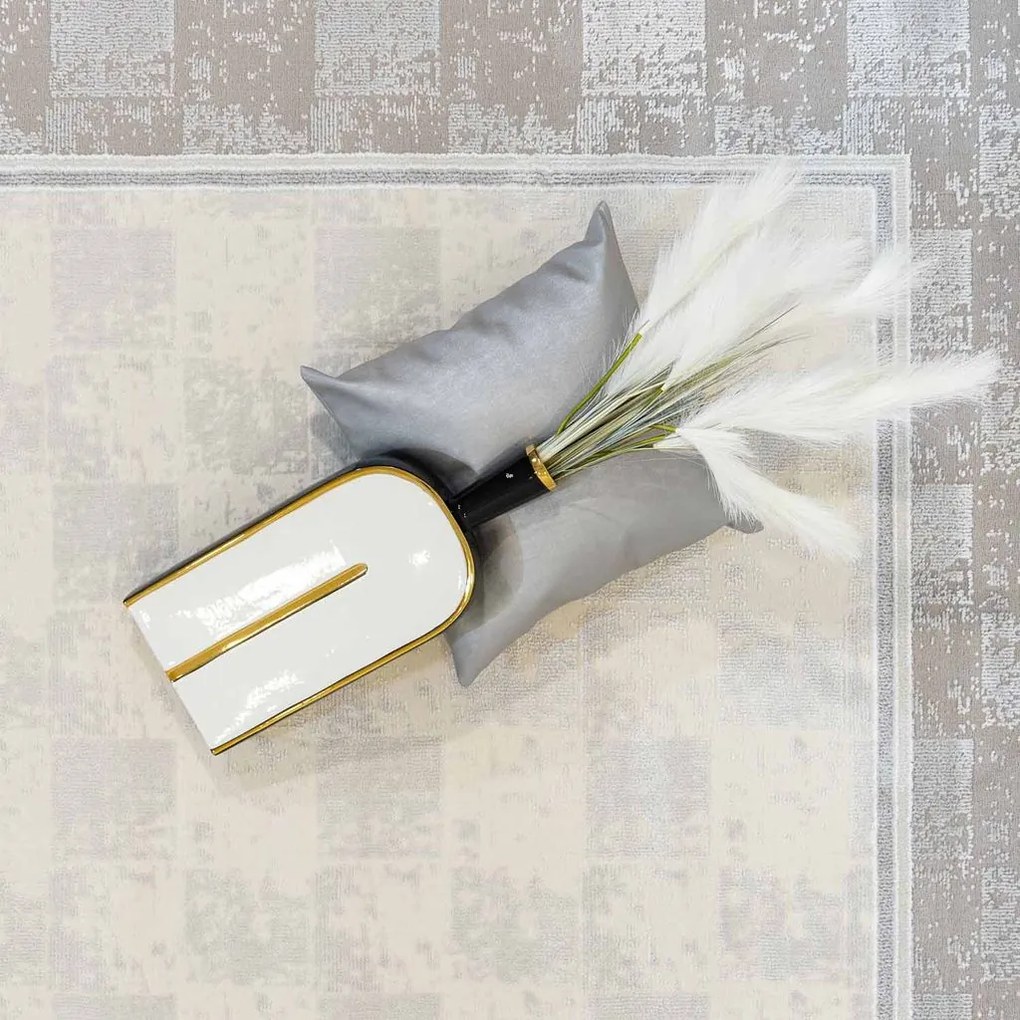 Χαλί ezzo Carlota E700B2A LIGHT GREY-200 x 290 εκ.