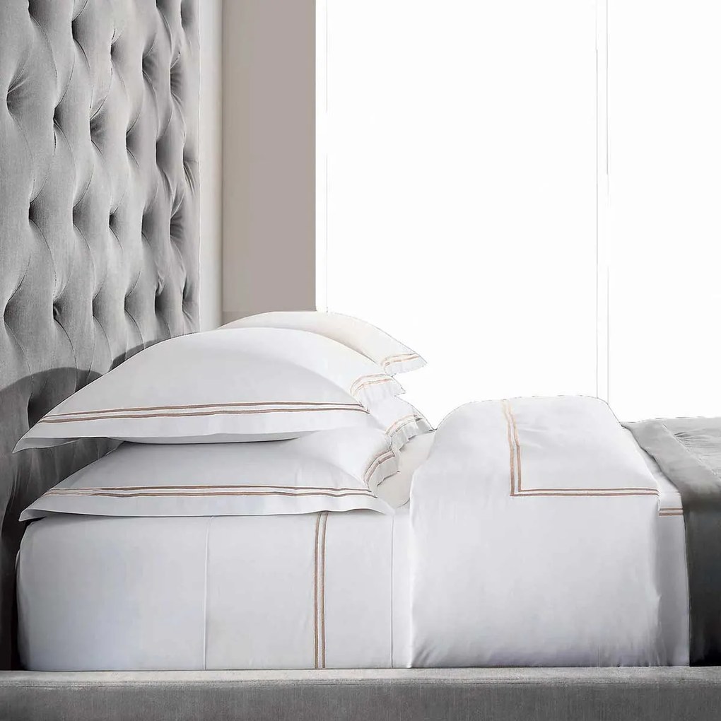 Σεντόνια Υπέρδιπλα (Σετ) Makis Tselios Bar Λευκό