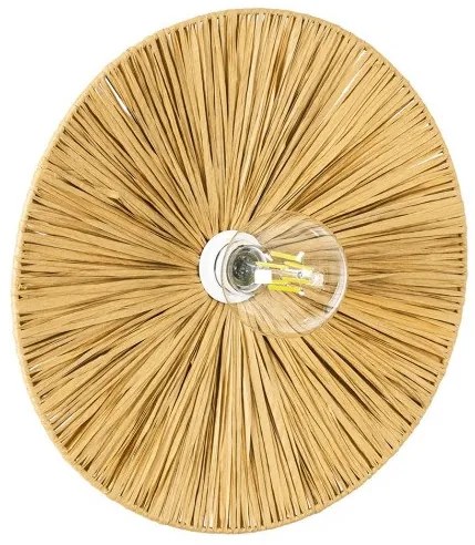 Boho Φωτιστικό Τοίχου - Απλίκα Μονόφωτο 02283 GloboStar-2283-Μπεζ 02283