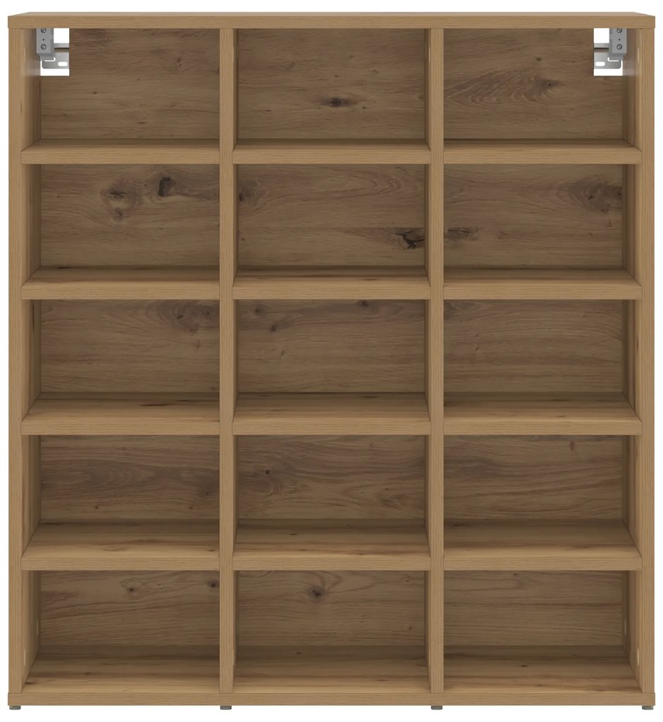 vidaXL Ντουλάπα Παπουτσιών με ράφι artisan δρυς 103x30x51 εκ