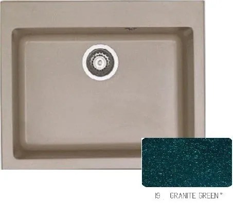 Sanitec Classic 331 Granite Green Ένθετος Νεροχύτης SAN.331.19.GRGR