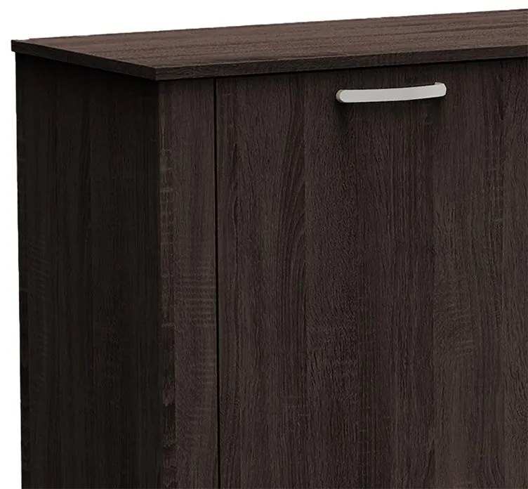 Μπουφές Kinley pakoworld σε ανθρακί-wenge απόχρωση 210x40x82εκ