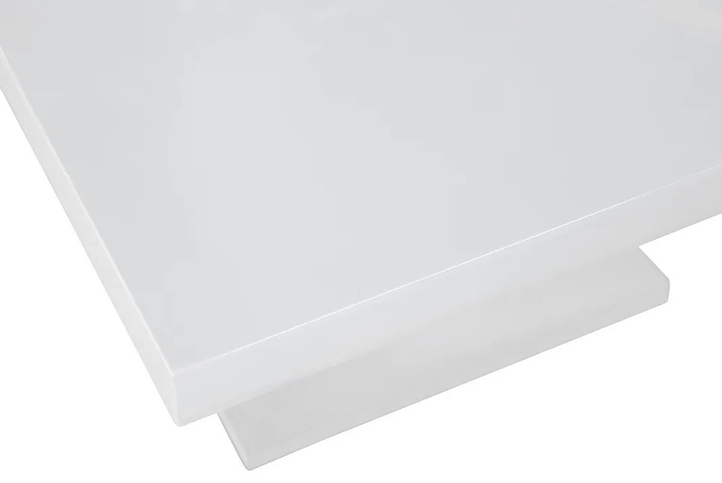 Τραπέζι Scandinavian Choice 524, Άσπρο, 75x90x180cm, Επιμήκυνση, Ινοσανίδες μέσης πυκνότητας