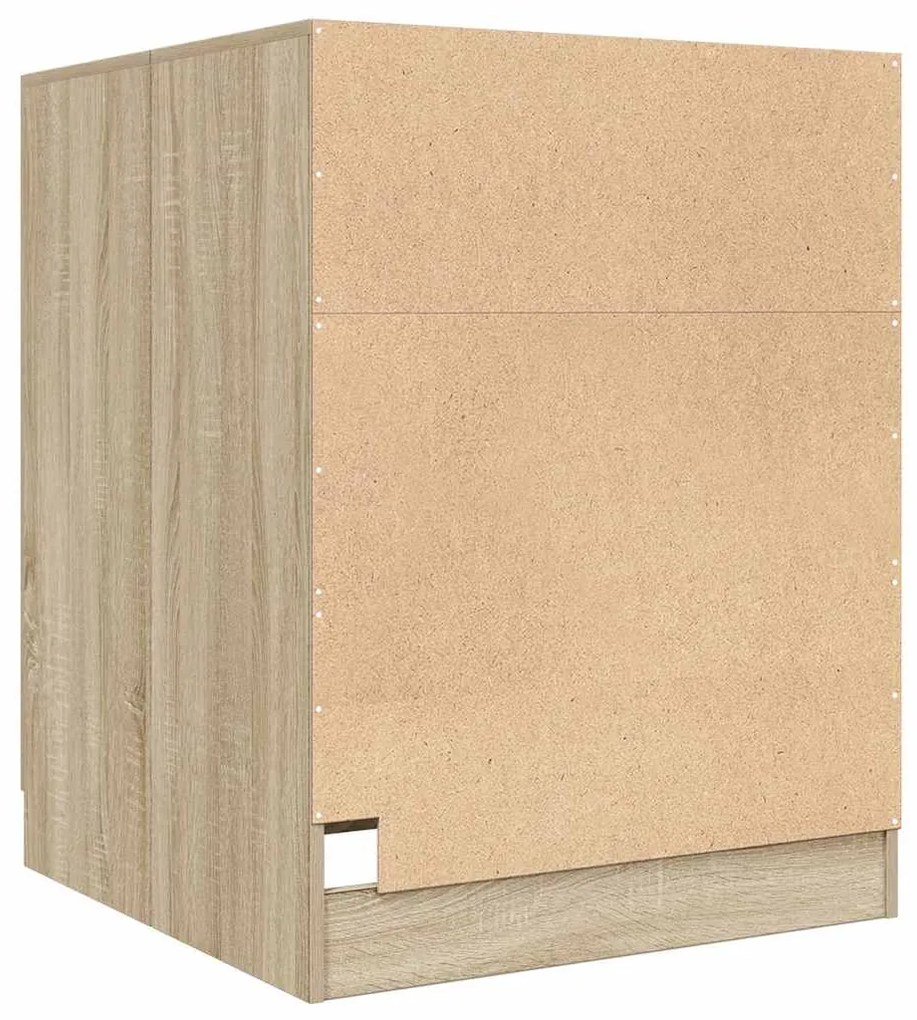 vidaXL Ντουλάπι Πλυντηρίου Sonoma Δρυς 70,5 x 71,5 x 91,5 εκ.