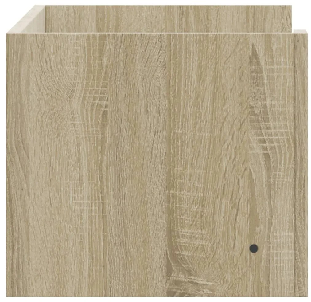 vidaXL Ράφι Τοίχου Sonoma Δρυς 70,5x35x30,5 εκ. από Επεξεργασμένο Ξύλο