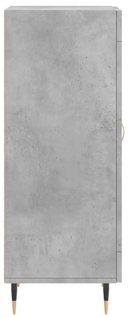 vidaXL Ντουλάπι Γκρι Σκυροδέματος 34,5x34x90 εκ. Επεξεργασμένο Ξύλο