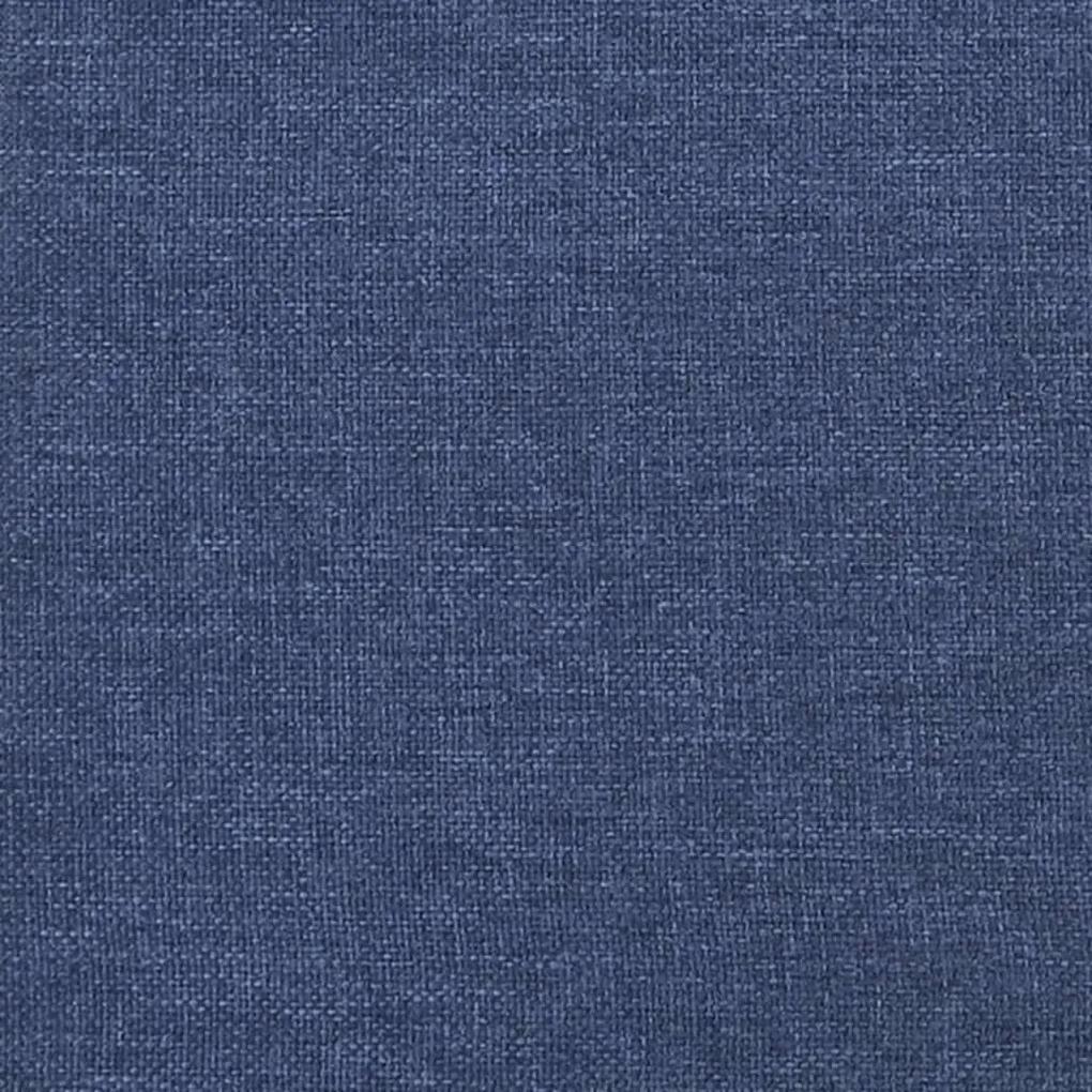 Στρώμα με Pocket Springs Μπλε 140x200x20 εκ. Υφασμάτινο - Μπλε