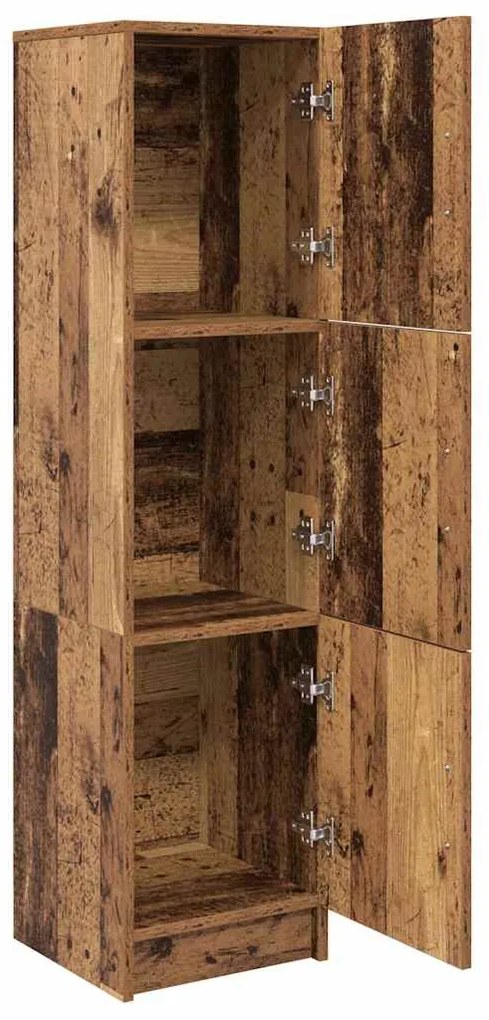 vidaXL Highboard Παλιό ξύλο 31.5 x 32 x 122.5 εκ