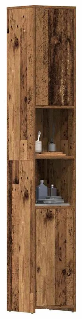 Στήλη Μπάνιου Παλιό Ξύλο 30 x 30 x 183,5 εκ. από Μοριοσανίδα