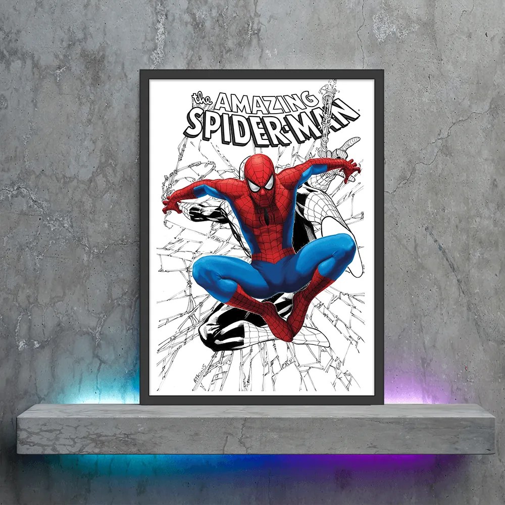 Πόστερ &amp;  Κάδρο Comic Spiderman CM017 30x40cm Εκτύπωση Πόστερ (χωρίς κάδρο)