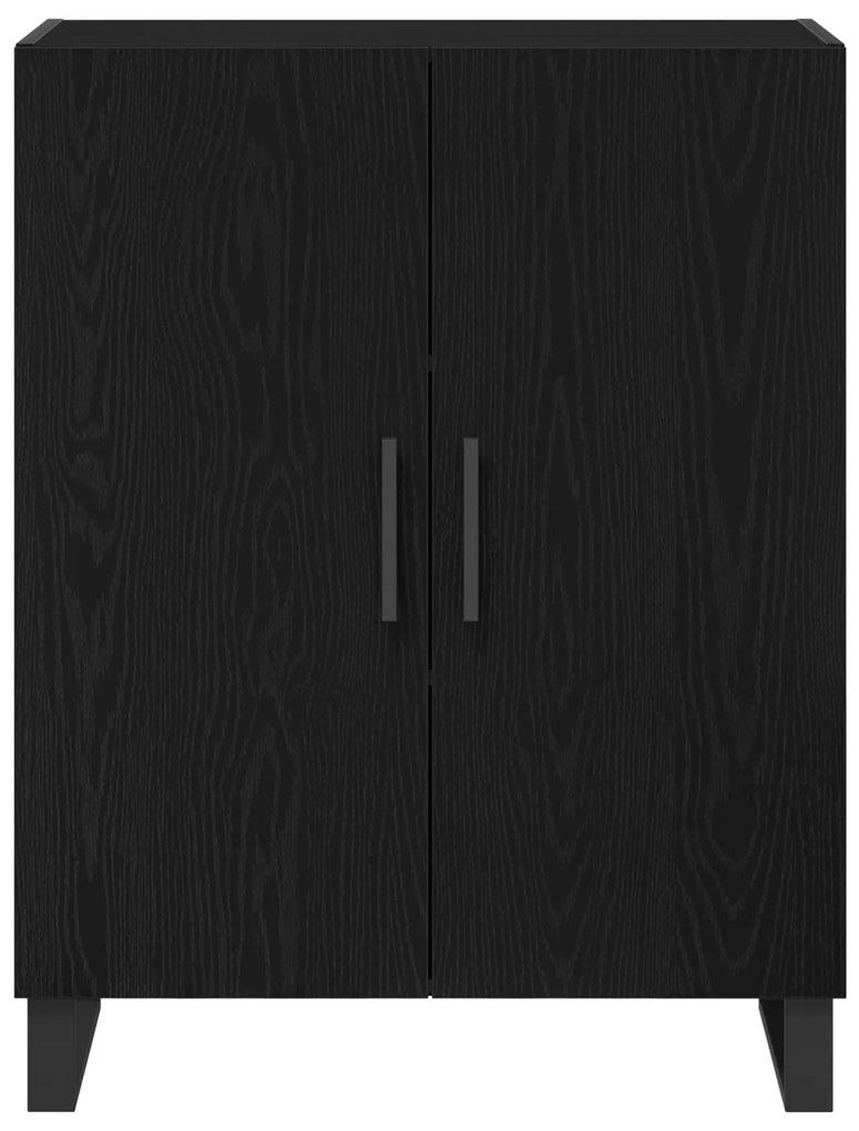 vidaXL Υψηλό έπιπλο Μαύρης Δρυός 69.5x34x180 εκ Μηχανικά κατασκευασμένο ξύλο