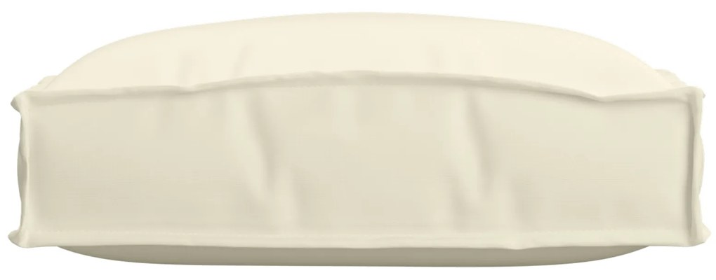 vidaXL Μαξιλάρια Παλέτας 2 τμχ Κρεμ 40 x 40 x 8 εκ. Ύφασμα Oxford.
