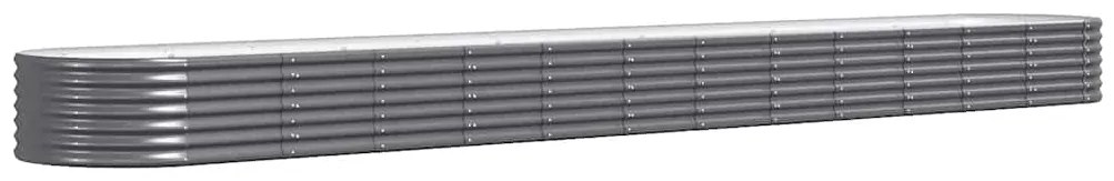 vidaXL Ζαρντινιέρα Ανθρακί 512x80x36 εκ Γαλβανισμένος χάλυβας