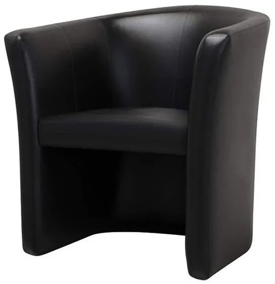 Πολυθρόνα Comfivo 271, Μαύρο, 74x55x50cm, 11 kg, Οικολογικό δέρμα, Πόδια: Πλαστική ύλη | Epipla1.gr